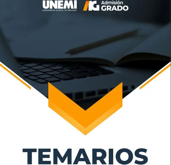 Imagen de Temario UNEMI 1S 2024