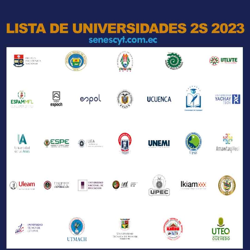 Imagen de Lista de Universidades 2023: Fechas oficiales para el Segundo Período Académico