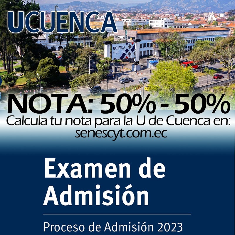 Calculadora para obtener el Puntaje de Postulación para la U de Cuenca y la Senescyt