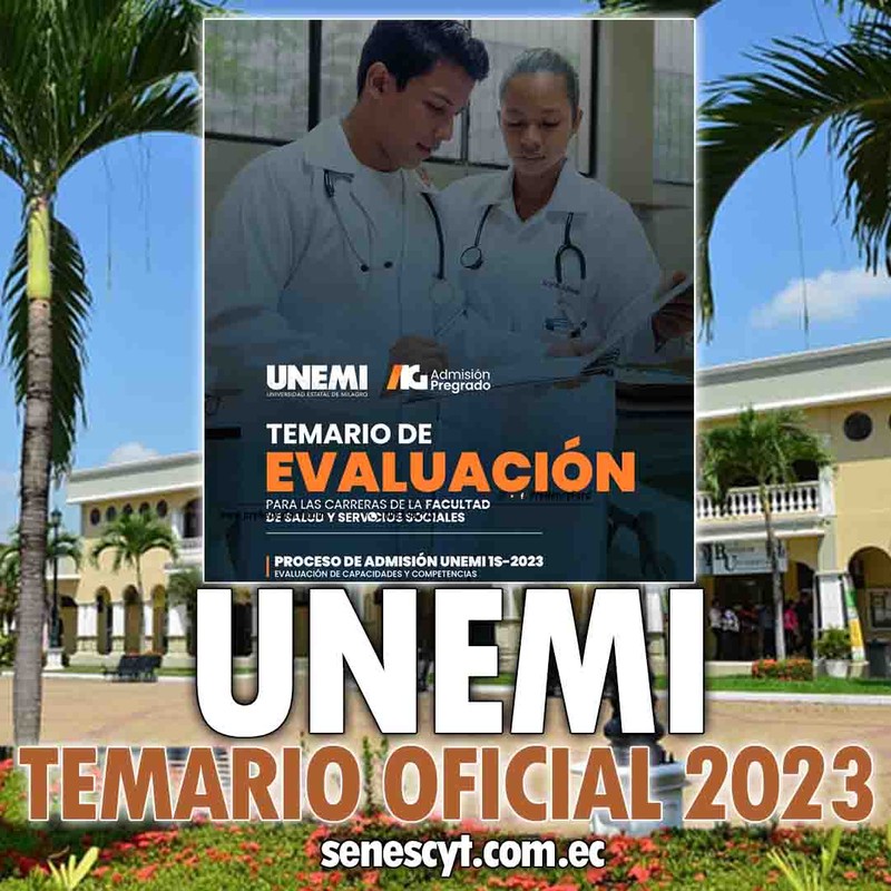 Temario Oficial 2023 de la UNEMI: Senescyt segundo periodo 2023