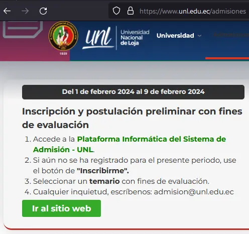 Imagen de Inscripción y Postulación UNL 1s 2024