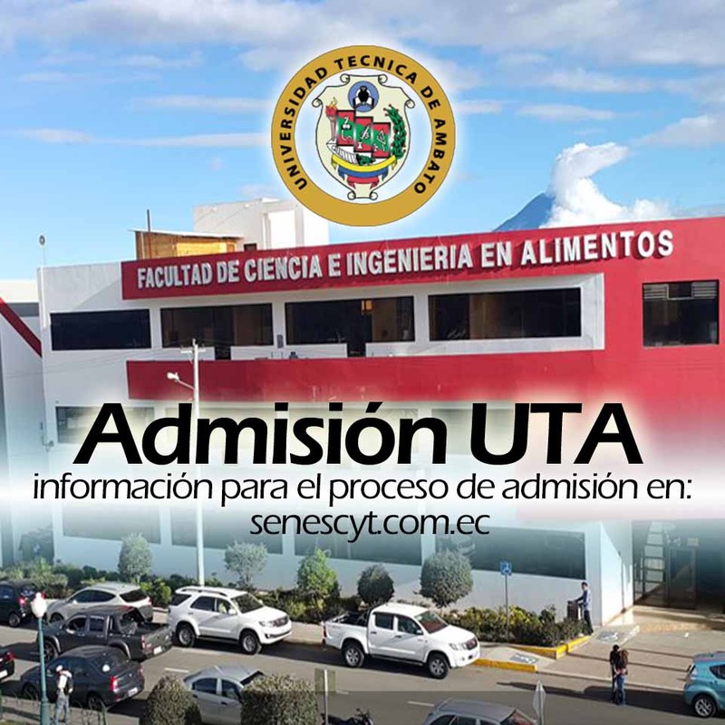 Imagen de Abierto el proceso de admisión en la Universidad Técnica de Ambato