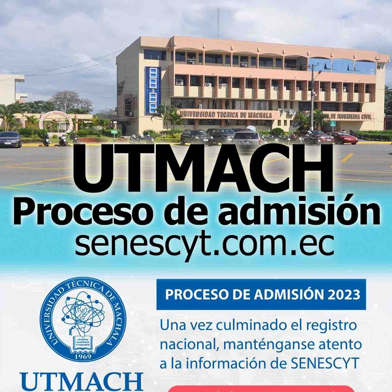 Imagen de Admisión y Matriculación a la Universidad Técnica de Machala - UTMACH