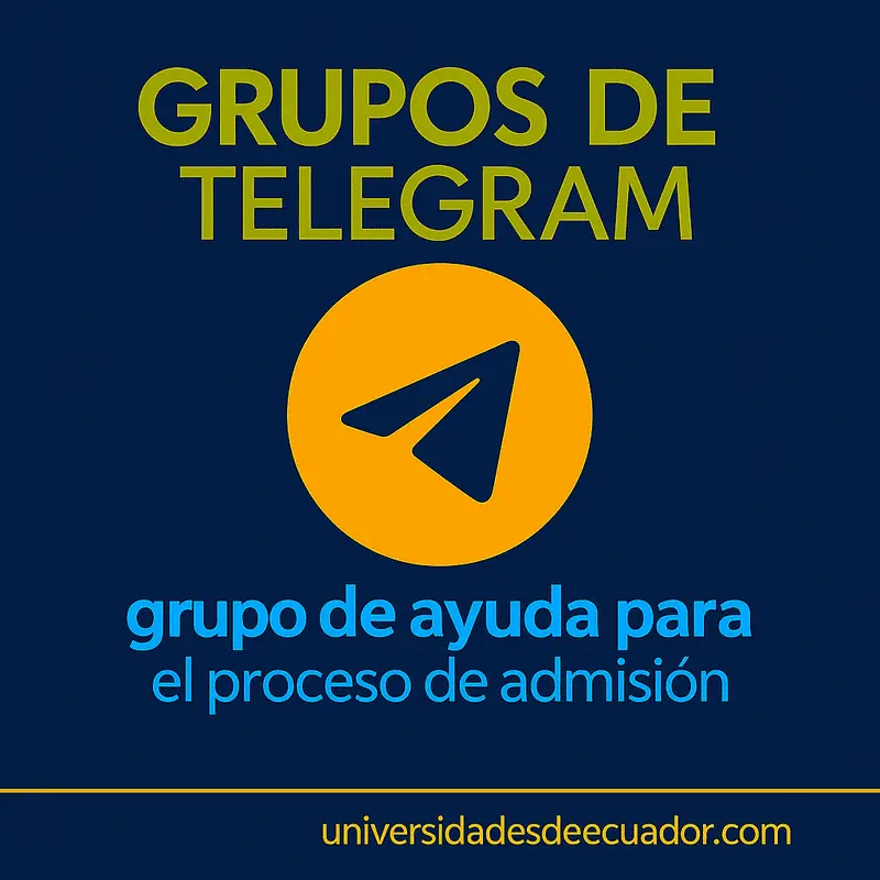 Grupo de Telegram Admisión Ecuador 2025